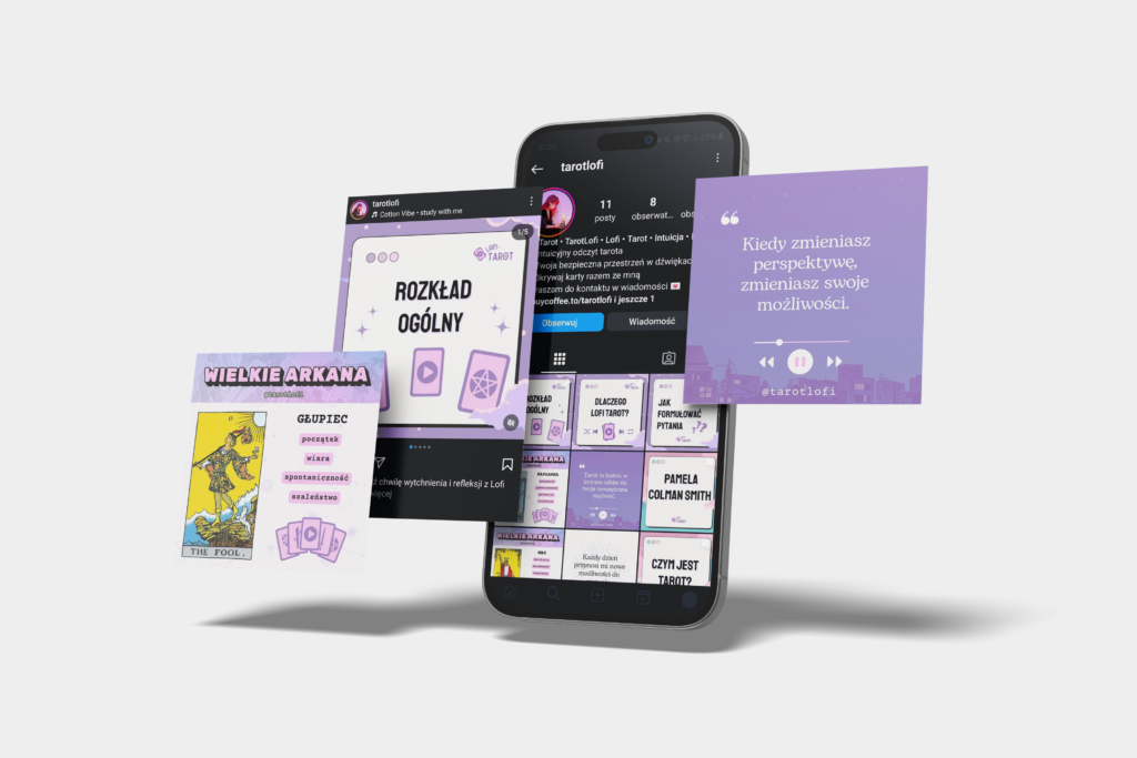 Szablony postów dla Lofi Tarot